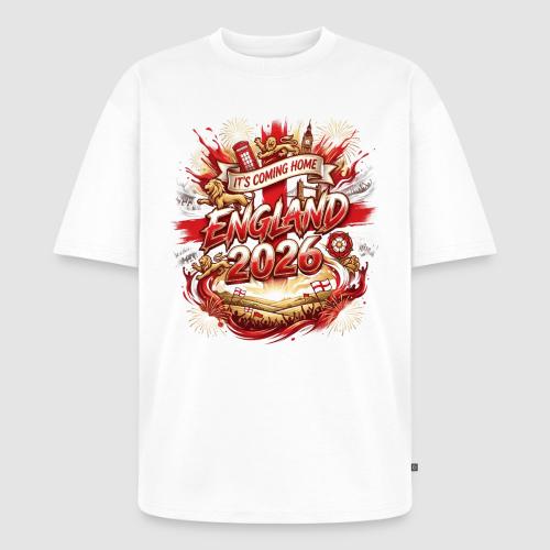 England 2026 — Nations 26 | World Cup - Unisex Premium Oversized Organic T-Shirt