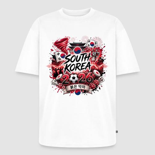 Korea Republic 2026 — Red Devils | World Cup - Unisex Premium Oversized Organic T-Shirt