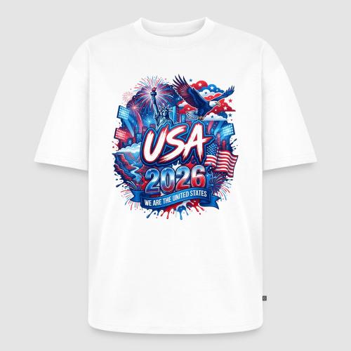 USA 2026 — Nations 26 | World Cup - Unisex Premium Oversized Organic T-Shirt