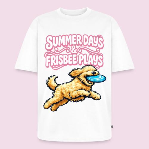 Summer Days & Frisbee Plays - Unisex Oversized Organic T-Shirt