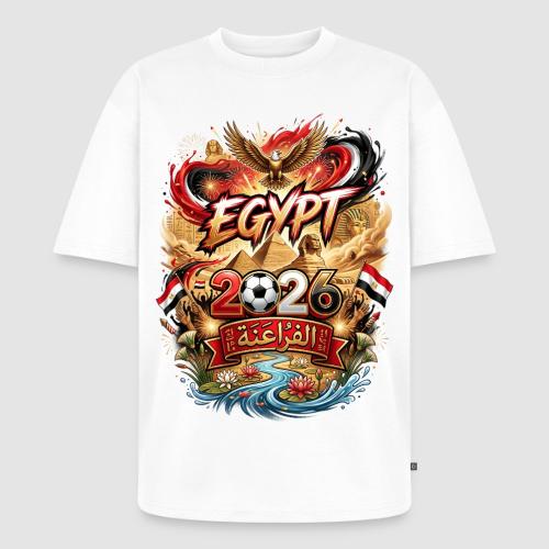 Egypt 2026 | The Pharaohs Eternal Power Football - Unisex Premium Oversized Organic T-Shirt