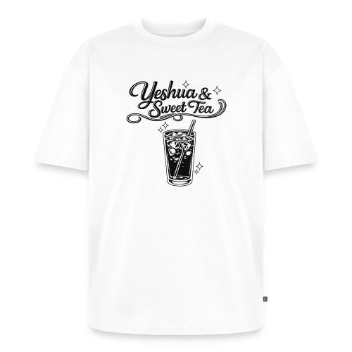 Yeshua and Sweet Tea - Unisex Oversized Organic T-Shirt