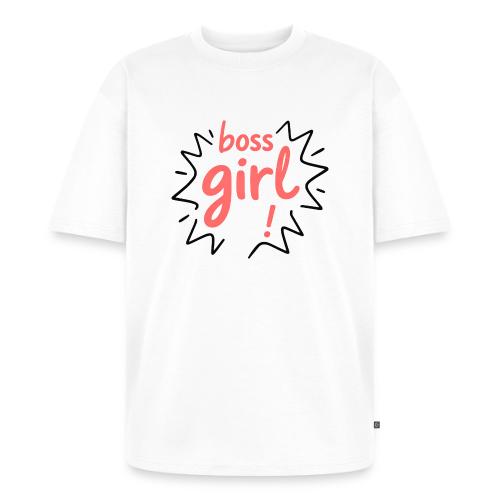 Boss Girl Bold Feminist Statement - Unisex Oversized Organic T-Shirt