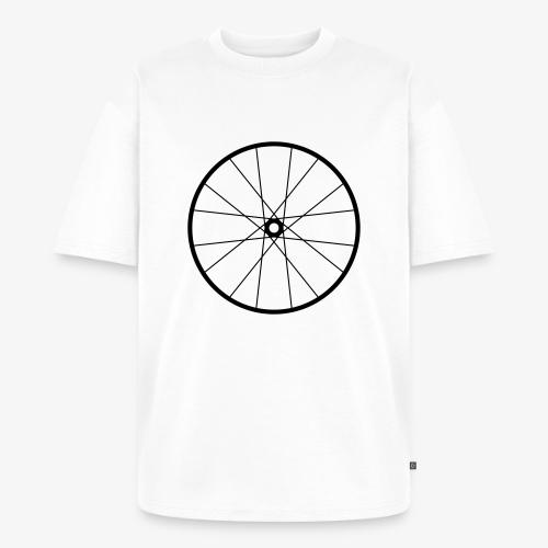 Bicycle Wheel - Unisex Premium Oversized Organic T-Shirt