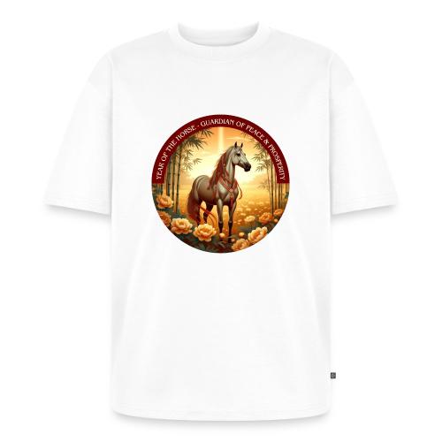 Year of the Horse Guardian T Shirt, Lunar New Year - Unisex Oversized Organic T-Shirt