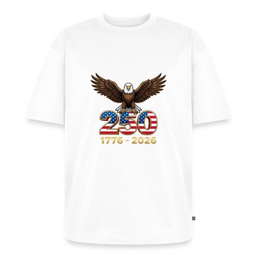 Eagle 250th Anniversary 1776-2026 - Unisex Oversized Organic T-Shirt