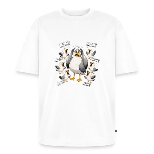 Seagull Mom Chaos - Unisex Oversized Organic T-Shirt