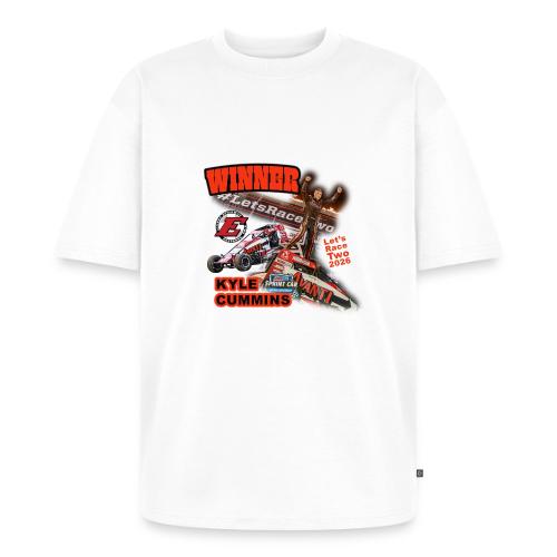 Kyle Cummins #LetsRaceTwo Winner - Unisex Oversized Organic T-Shirt