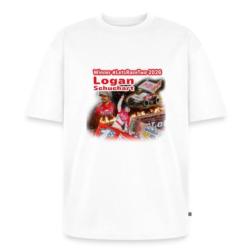 Logan Schuchart #LetsRaceTwo Winner - Unisex Oversized Organic T-Shirt