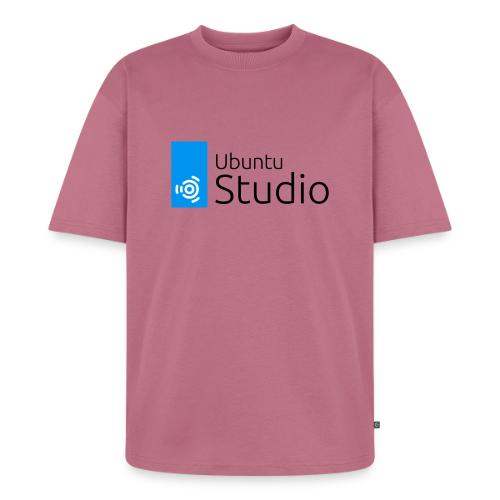 Ubuntu Studio 2022 - Stacked - Unisex Oversized Organic T-Shirt
