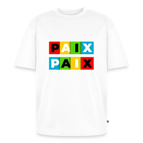 Peace in Colour - Unisex Premium Oversized Organic T-Shirt