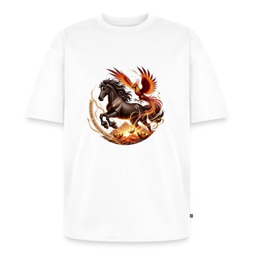 Year of the Horse Phoenix T Shirt, Lunar NY Gift - Unisex Oversized Organic T-Shirt