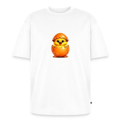 Easter Chick Orange - Unisex Oversized Organic T-Shirt