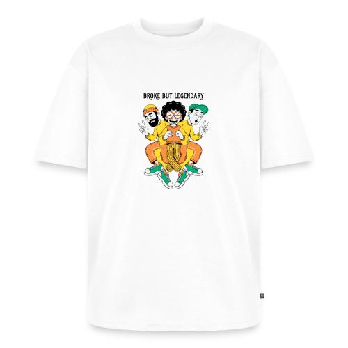 Legendary Broke Crew Retro - Unisex Oversized Organic T-Shirt