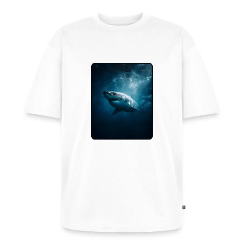 Great White Shark Ocean Design - Unisex Premium Oversized Organic T-Shirt