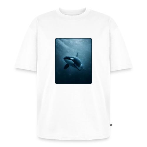 Orca Ocean Wildlife Design - Unisex Premium Oversized Organic T-Shirt
