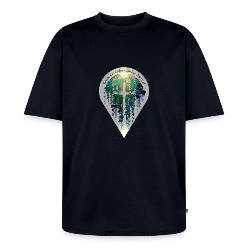 Easter Grace Cascades Vine T Shirt, Renewal Gift - Unisex Oversized Organic T-Shirt