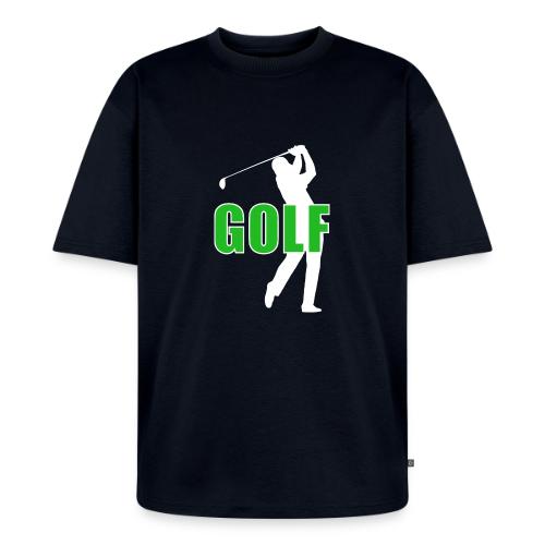 Golf: Classic Golf Motion - Unisex Premium Oversized Organic T-Shirt
