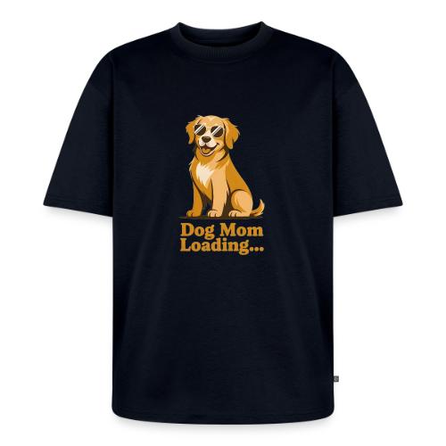 Dog Mom Loading Golden Retriever Sunglasses - Unisex Oversized Organic T-Shirt