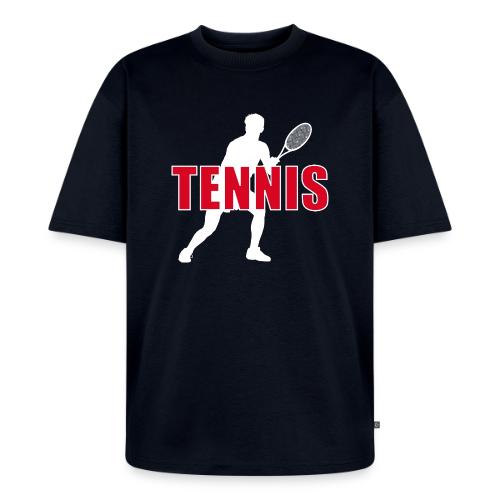 Red Court Tennis - Unisex Premium Oversized Organic T-Shirt
