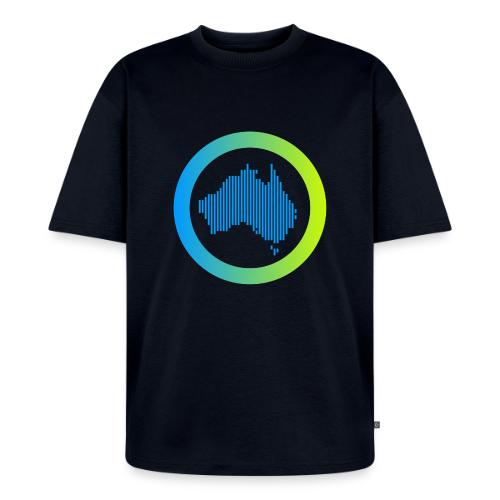 Gradient Symbol Only - Unisex Premium Oversized Organic T-Shirt