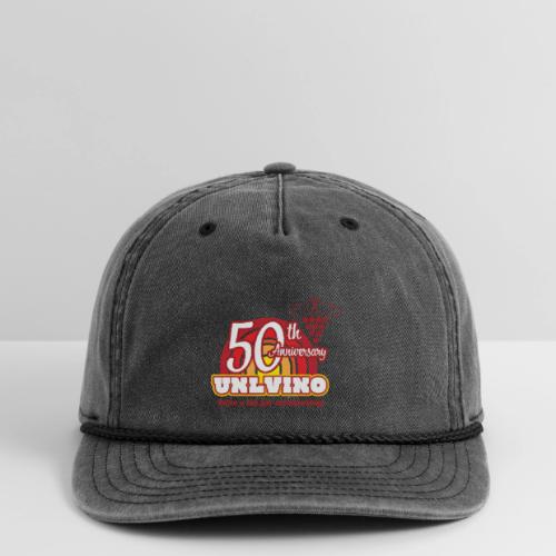 50th Unlvino - Vintage Washed Rope Cap