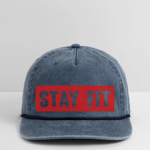 Stay Fit - Vintage Washed Rope Cap