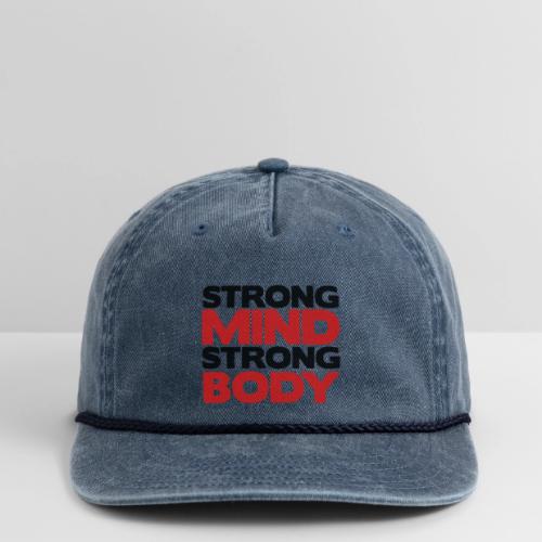 Strong Mind Strong Body - Vintage Washed Rope Cap