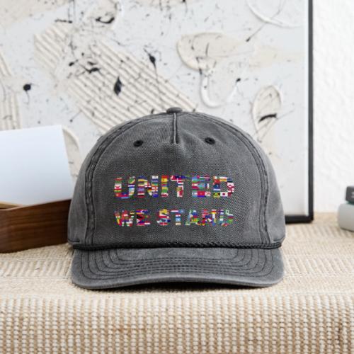 UNITED WE STAND - Vintage Washed Rope Cap