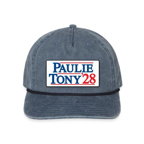 Paulie and Tony for Co-President 2028 - Vintage Washed Rope Cap