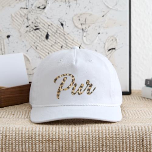 Pur Script - Vintage Washed Rope Cap