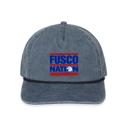 Fusco Nation with Eagle (250th Show Commemorative) - Vintage Washed Rope Cap