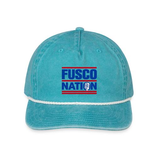 Fusco Nation with Mic (250th Show Commemorative) - Vintage Washed Rope Cap