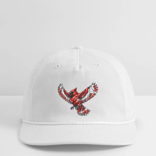 Cardinal in Flight - Vintage Washed Rope Cap