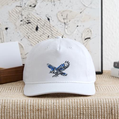 Silver Blue Jay Dive - Vintage Washed Rope Cap