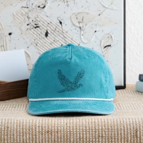 DOVE Peace in FLIGHT - Vintage Washed Rope Cap