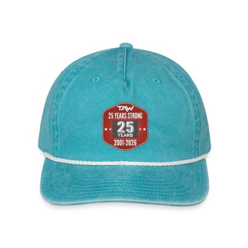 25 YRS - Vintage Washed Rope Cap