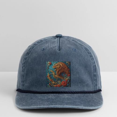 Fantasy souvenirs, regional Mexican designs - Vintage Washed Rope Cap