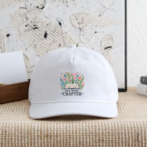 One More Chapter - Book Lover's Addiction - Vintage Washed Rope Cap