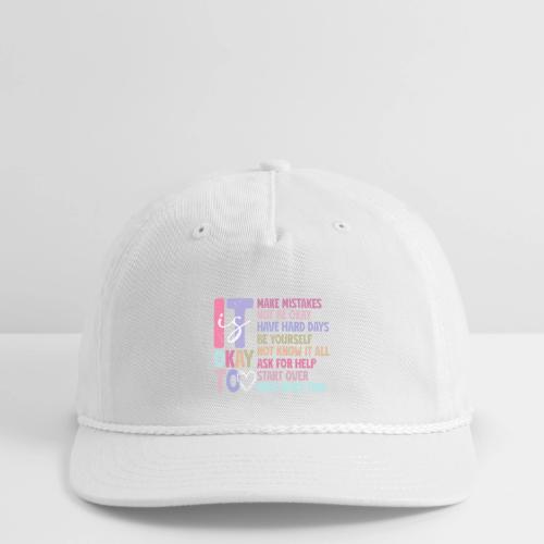 Harmony Collection - It s Okay To Make Mistakes - Vintage Washed Rope Cap
