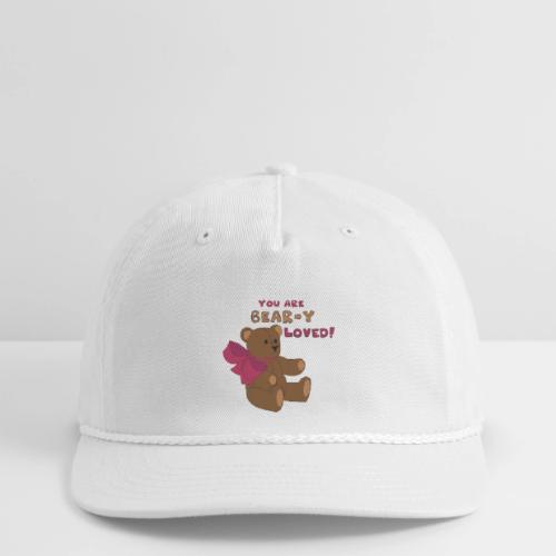 Bear-y Loved Teddy Bear - Vintage Washed Rope Cap