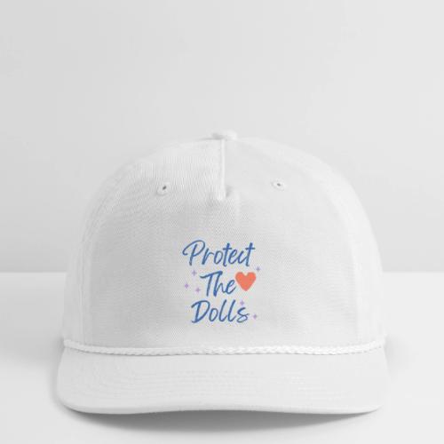 Protect The Dolls | Heart & Stars Typography - Vintage Washed Rope Cap