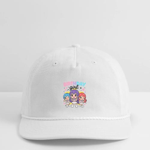 Cute Chibi Birthday Idol Girls - Vintage Washed Rope Cap
