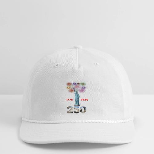 1776 - 2026 | 250 Years USA | Fireworks - Vintage Washed Rope Cap