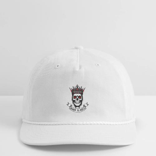 Born to Rule Skull King - Vintage Washed Rope Cap
