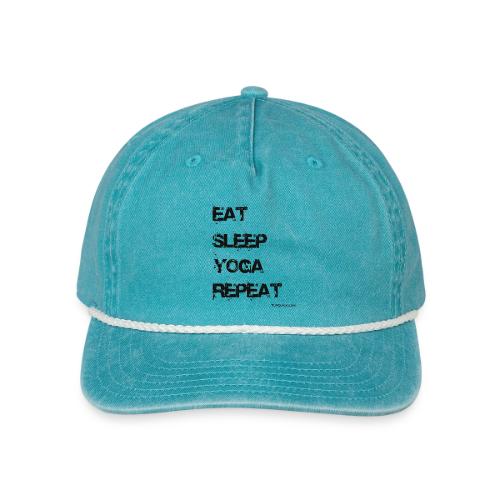 Eat Sleep Yoga Repeat TC - Vintage Washed Rope Cap