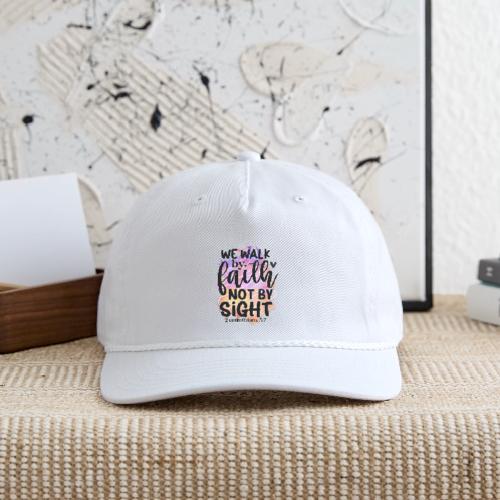Harmony Collection - We Walk by Faith not by Sight - Vintage Washed Rope Cap