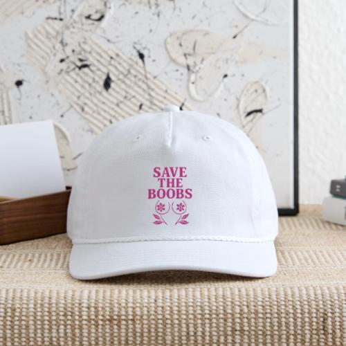 Save the boobs! - Vintage Washed Rope Cap