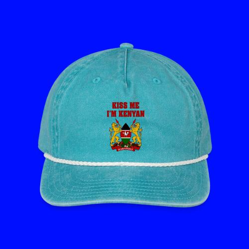 Kiss Me, I'm Kenyan - Vintage Washed Rope Cap