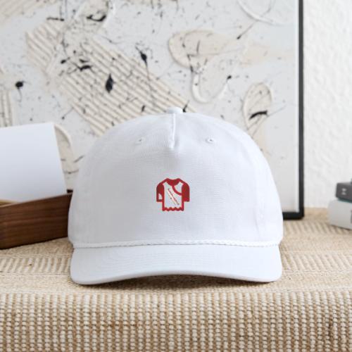 Kenada Logo white spray - Vintage Washed Rope Cap